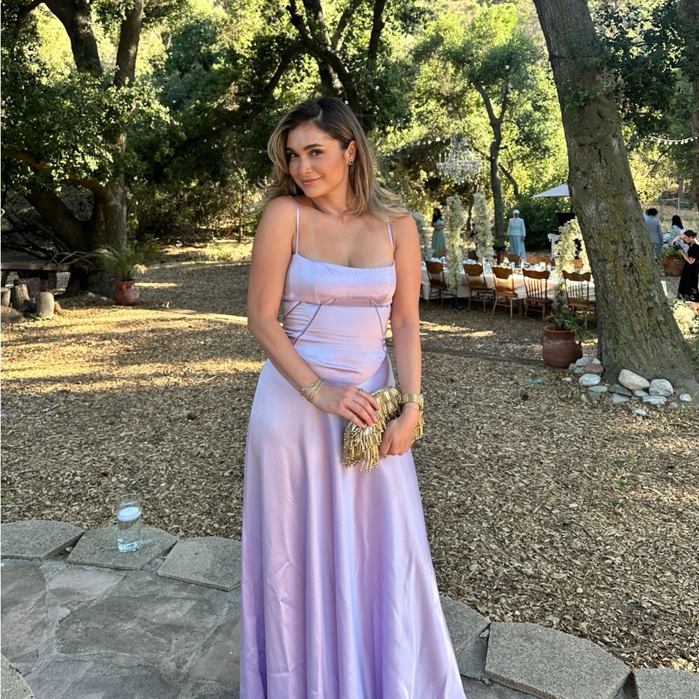 Lavender Spaghetti Strap Dress